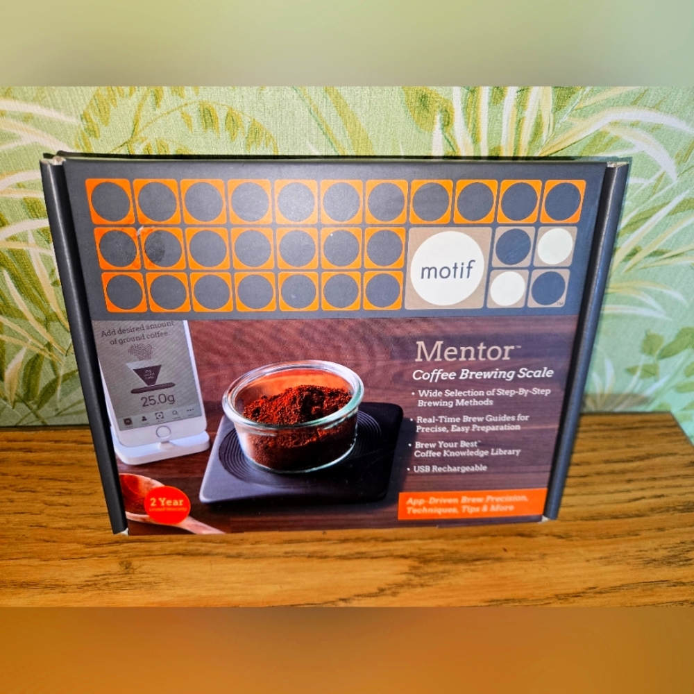 Motif Mentor Coffee Brewing Scale App, Rechargeable, Preloved condition
